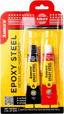 Клей Asmaco Эпоксидный для стали ASM010 (53г)
