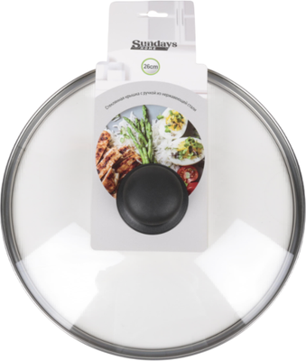 Крышка стеклянная Sundays Home WD1313-4 (26см)