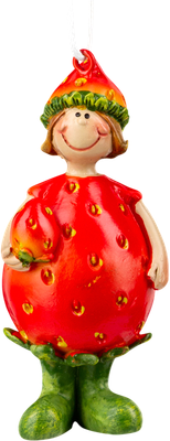 Елочная игрушка Erich Krause Decor. Спелая клубника / 64057