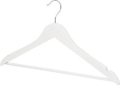 Деревянная вешалка-плечики Рыжий кот 311388 (белый)