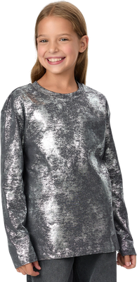 Лонгслив детский Mark Formelle 127931 (р.128-64, графит/темно-серебристое напыление)