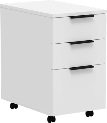 Комод Crafto Лила 03 35x55x61 (белый/черный)