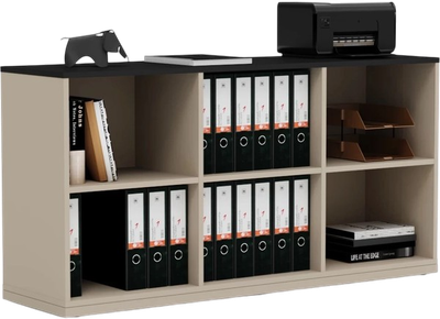 Тумба Crafto Поли 04 150x40x75 (латте графит)