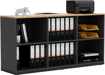 Тумба Crafto Поли 05 150x40x75 (графит дуб)