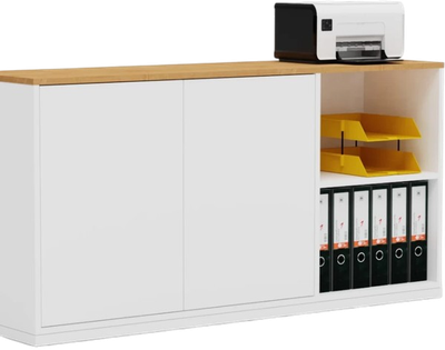 Тумба Crafto Мальта 02 150x40x75 (белый дуб)