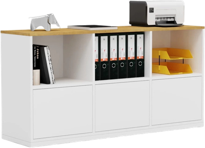 Тумба Crafto Нина 02 150x40x75 (белый дуб)