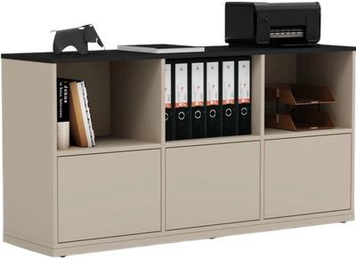 Тумба Crafto Нина 05 150x40x75 (латте/графит)