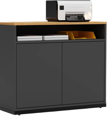 Тумба Crafto Тина 04 90x40x75 (графит дуб)