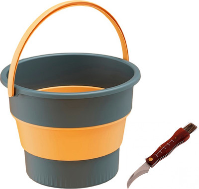 Нож грибника Palisad 79004 со складным ведром Sundays Большое / TBD0603930601A (17л, темно-синий)