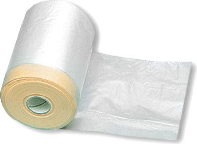 Пленка строительная Pingo Защитная с малярной лентой 550мм / 09831-6 (33м)