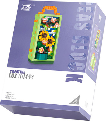 Микроконструктор LOZ Органайзер для украшений: Цветы 1933