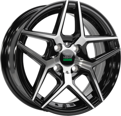 Литой диск Megami MGM-31 14x6" 4x100мм DIA 67.1мм ET 35мм BKF