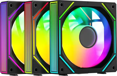 Набор вентиляторов для корпуса Ocypus Gamma F12 UNI BK ARGB 3в1 (Gamma-F12-BK3AM00U-GL)