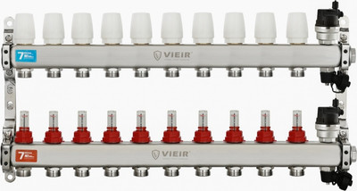Коллектор отопления Vieir 1"x3/4" VR123 / 43935