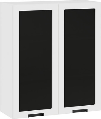 Шкаф навесной для кухни ТриЯ Гренада 1ВВ8С с двумя дверьми (белый/холст белый)