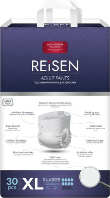 Трусы впитывающие для взрослых Reisen XL (30шт)