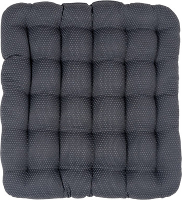 Подушка на стул BIO-LINE С гречневой лузгой и ПВХ-нанесением 40x40 / PSG25P (темно-серый)