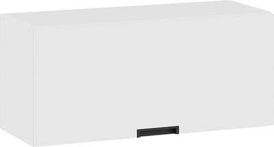 Шкаф под вытяжку ТриЯ Гренада 1В8Г с одной откидной дверью (белый/холст белый)