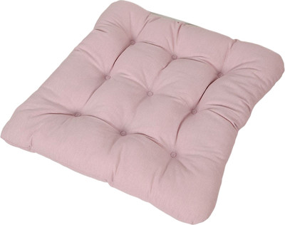 Подушка на стул BIO-LINE 9 точек с завязками 35x37 / PHH9 (бледно-розовый)