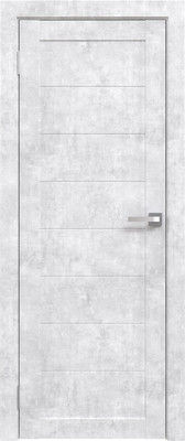 Дверь межкомнатная Юни Амати 00 60x200 (бетон снежный)