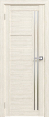 Дверь межкомнатная Юни Амати 26 70x200 (эшвайт/стекло белое)