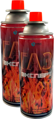 Газовый баллон туристический Новые Технологии Эксперт (2шт, 500мл/310гр)