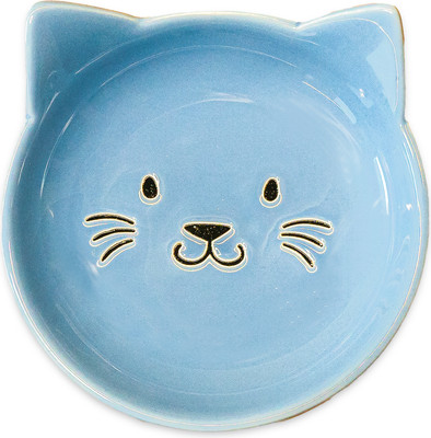 Миска для животных Mr. Kranch Мордочка кошки / MKR192651 (голубой)