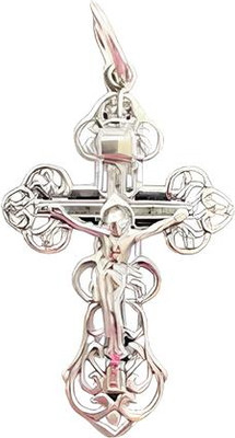 Крестик из серебра Сильген 290043