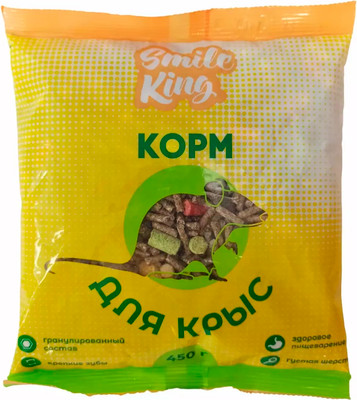 Корм для грызунов Smile King Для крыс / LKG-31 (450г)