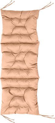 Матрас для садовой мебели BIO-LINE Оксфорд с 4 завязками 50x125 / MO50x125 (бежевый)