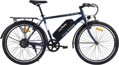 Электровелосипед MyWay Let 350 Max 26 (19, синий матовый)