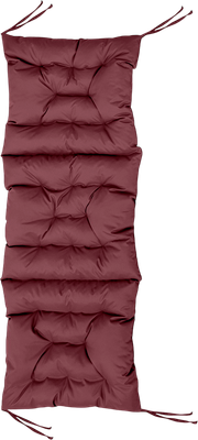 Матрас для садовой мебели BIO-LINE Оксфорд с 4 завязками 50x125 / MO50x125 (бордовый)