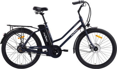 Электровелосипед MyWay Road 350 Max 26 (17, индиго матовый)