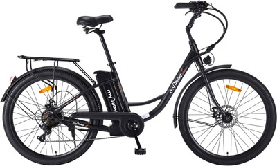 Электровелосипед MyWay Road 1.0 350 Max 26 (17, черный антрацит)