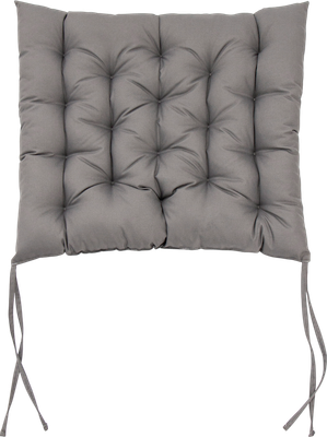 Подушка для садовой мебели BIO-LINE Оксфорд с завязками с 2 сторон 52x60 / PO (серый)