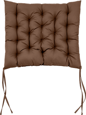 Подушка для садовой мебели BIO-LINE Оксфорд с завязками с 2 сторон 52x60 / PO (коричневый)