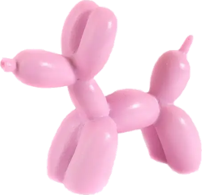 Статуэтка Белбогемия Воздушный шарик - собачка 28374633 / 260164