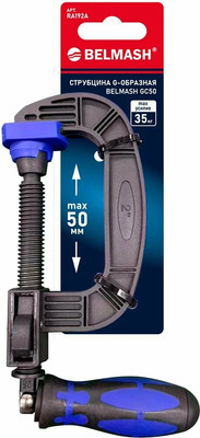 Струбцина БЕЛМАШ G-образная GC50 / RA192A