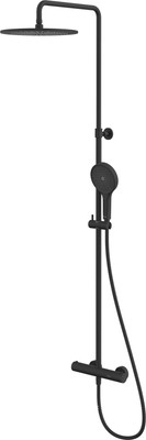 Душевая система со смесителем Whitecross Y1254TOPBL (черный матовый)