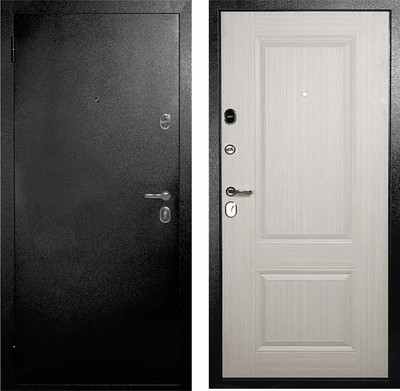 Входная дверь Форпост Классик 86x205 (левая, антик темно-коричневый/беленый дуб)