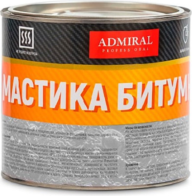 Гидроизоляционная мастика Admiral Professional Битумная (2л/1.8кг)