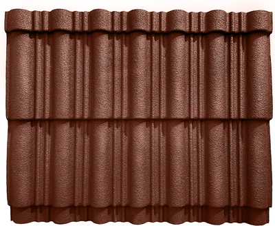 Лист кровельный SLAVDAH Полимерный 790x1050x3 4.977м.кв. (медно-коричневый)