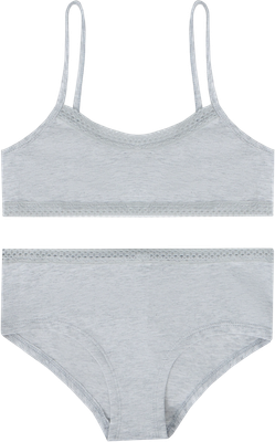 Комплект бельевой детский Mark Formelle 447701 (р.134-68, серый меланж 4306-А-1)