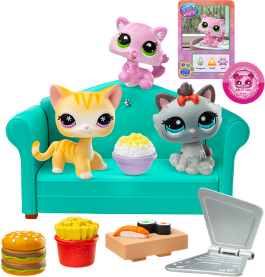 Игровой набор Hasbro Littlest Pet Shop Обед с друзьями / 00636_LPS