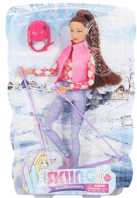 Кукла с аксессуарами Defa Зимний спорт / 8520a