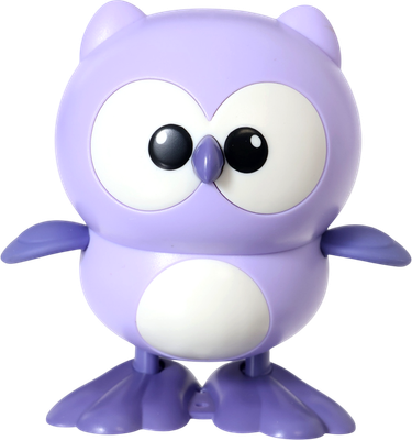 Развивающая игрушка Sima-Land Сова заводная / 10884702 (фиолетовый)