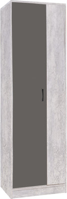 Шкаф-пенал Мебель-Класс Порто-1 (бетон/антрацит)
