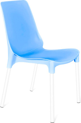 Стул Sheffilton SHT-ST75/S424 (голубой/белый муар)