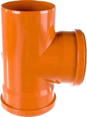 Тройник наружной канализации Хемкор НПВХ DN160х160 87