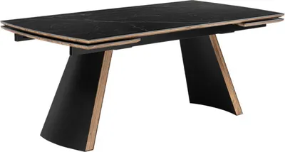 Обеденный стол Woodville Симмонс 180-260x90 (shakespeare black)